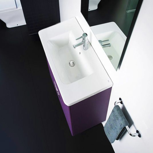 Тумба с раковиной Roca Gap 80 фиолетовая фото 2