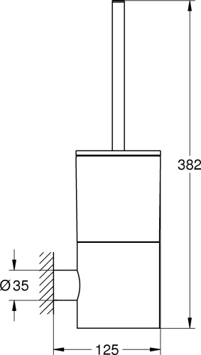 Ершик Grohe Atrio New 40314003 фото 2 Ершик Grohe Atrio New 40314003 фото 2