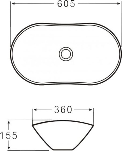 Раковина BelBagno BB1404-H316 фото 3