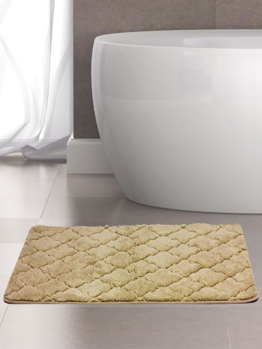 Коврик Bath Plus Лана GR262 бежевый фото 2