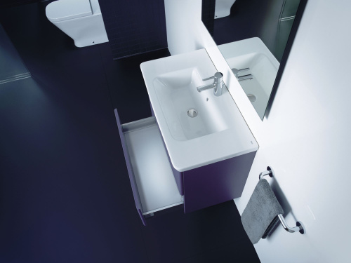 Тумба с раковиной Roca Gap 80 фиолетовая фото 10