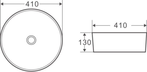Раковина BelBagno BB1315-H316 бежевая матовая фото 3