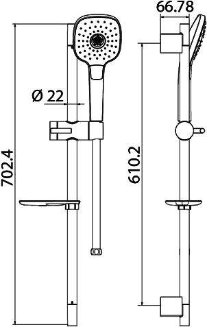 6 690 руб. Душевой гарнитур IDDIS Sena SEN3F70i16 фото 5 Душевой гарнитур IDDIS Sena SEN3F70i16 фото 5