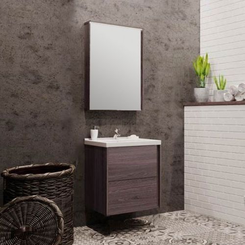 Мебель для ванной AQUATON Стоун 60 грецкий орех фото 5 Мебель для ванной AQUATON Стоун 60 грецкий орех фото 5