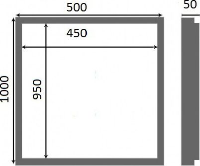 7 420 руб. Люк настенный Люкер К 100x50 фото 9 Люк настенный Люкер К 100x50 фото 9