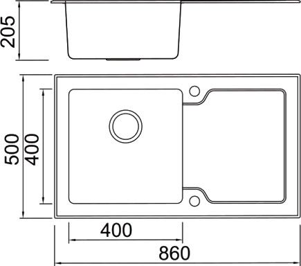 48 990 руб. Мойка кухонная Seaman Eco Glass SMG-860B фото 2 Мойка кухонная Seaman Eco Glass SMG-860B фото 2
