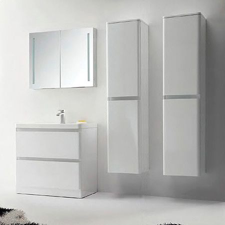 Тумба с раковиной BelBagno Energia-N 60 bianco lucido напольная Тумба с раковиной BelBagno Energia-N 60 bianco lucido напольная