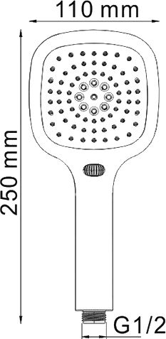 2 700 руб. Душевая лейка Wasserkraft A065 фото 6 Душевая лейка Wasserkraft A065 фото 6