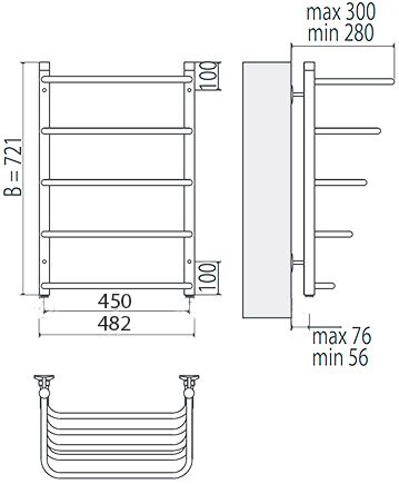 22 152 руб. Полотенцесушитель электрический Terminus Полка П5 450*730 фото 3 Полотенцесушитель электрический Terminus Полка П5 450*730 фото 3