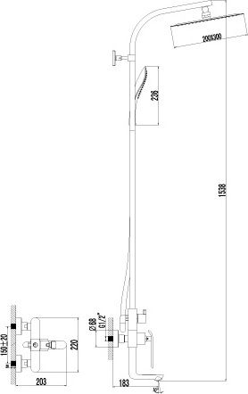 83 793 руб. Душевая стойка Lemark Melange LM4962CW фото 3 Душевая стойка Lemark Melange LM4962CW фото 3