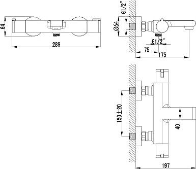 15 184 руб. Термостат Lemark Yeti LM7832C для ванны с душем фото 2 Термостат Lemark Yeti LM7832C для ванны с душем фото 2