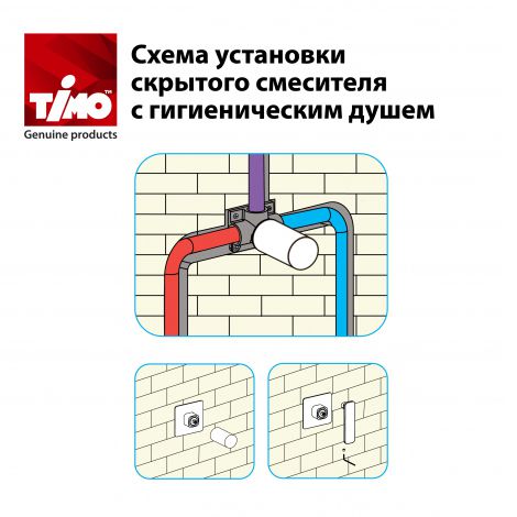 25 730 руб. Гигиенический душ Timo Torne 4389/00-16SM со смесителем, С ВНУТРЕННЕЙ ЧАСТЬЮ фото 3 Гигиенический душ Timo Torne 4389/00-16SM со смесителем, С ВНУТРЕННЕЙ ЧАСТЬЮ фото 3