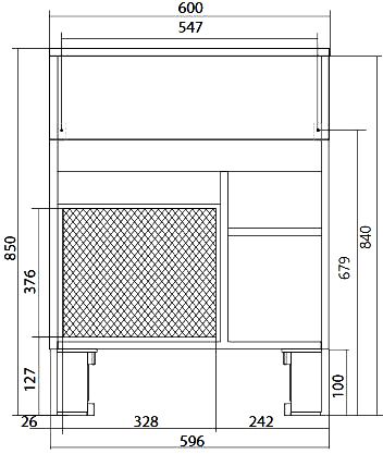 Мебель для ванной 1MarKa Mira 60H белый глянец фото 8 Мебель для ванной 1MarKa Mira 60H белый глянец фото 8