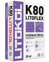 Клеевая смесь Litokol Litoflex K80 серый 25 кг.