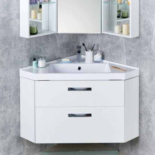 Мебель для ванной AQUATON Кантара 78 дуб полярный, подвесная фото 11 Мебель для ванной AQUATON Кантара 78 дуб полярный, подвесная фото 11