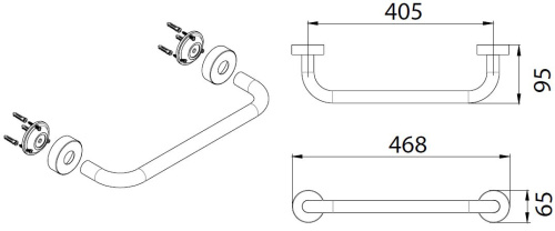 Поручень Fixsen Hotel FX-31017 фото 3