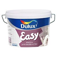 Краска для стен и обоев водно-дисперсионная Dulux Easy матовая база BW 2,5 л.