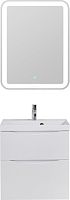 Тумба с раковиной BelBagno Marino H60 bianco lucido