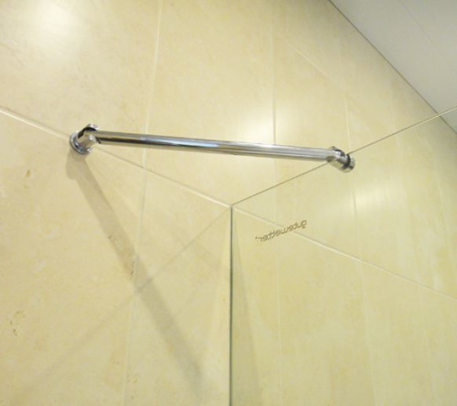 Шторка на ванну GuteWetter Trend Pearl GV-862A правая 110 см стекло бесцветное, фурнитура хром фото 7