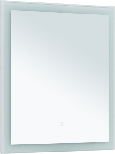 Зеркало STWORKI Эстерсунд 75 белое матовое, с подсветкой, сенсор на зеркале фото 10