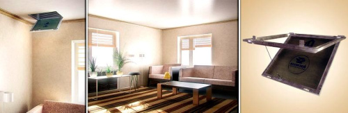 Люк настенный Revizor Ультиматум 120x60 съемный стандарт фото 4