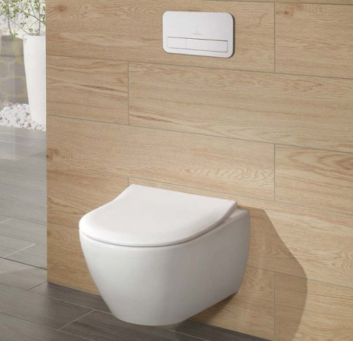Унитаз подвесной Villeroy & Boch Subway 2.0 5614R201 alpin фото 5