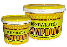 Лак Symphony Restavrator акриловый, для стен и потолков, антисептик 