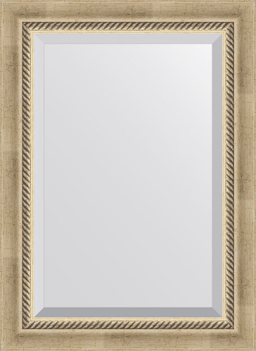 Зеркало Evoform Exclusive BY 1122 53x73 см состаренное серебро с плетением