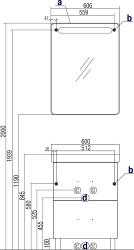 Мебель для ванной AQUATON Америна Н 60 белая фото 6 Мебель для ванной AQUATON Америна Н 60 белая фото 6