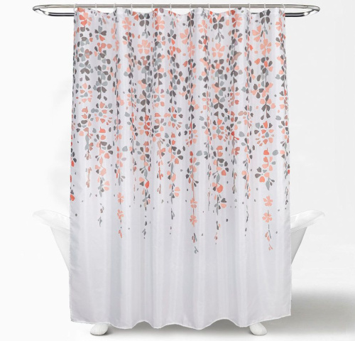 Штора для ванной Carnation Home Fashions Garland 183х180 см, beige фото 2
