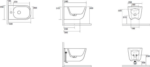 43 624 руб. Биде подвесное Kerasan Tribeca 512501 фото 7 Биде подвесное Kerasan Tribeca 512501 фото 7