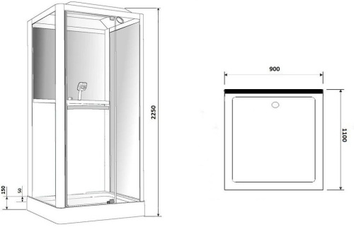 85 300 руб. Душевая кабина Grossman GR-123 110x90 см белая фото 9 Душевая кабина Grossman GR-123 110x90 см белая фото 9