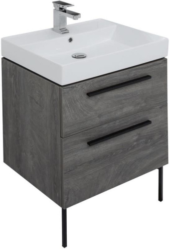 Мебель для ванной Aquanet Nova 60 2 ящика, дуб рошелье фото 15 Мебель для ванной Aquanet Nova 60 2 ящика, дуб рошелье фото 15