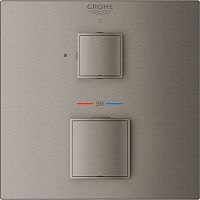 Термостат Grohe Grohtherm Cube 24153AL0 для душа, темный графит