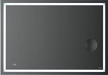 Зеркало AM.PM Gem 100 с LED-подсветкой, часами и косметическим зеркалом