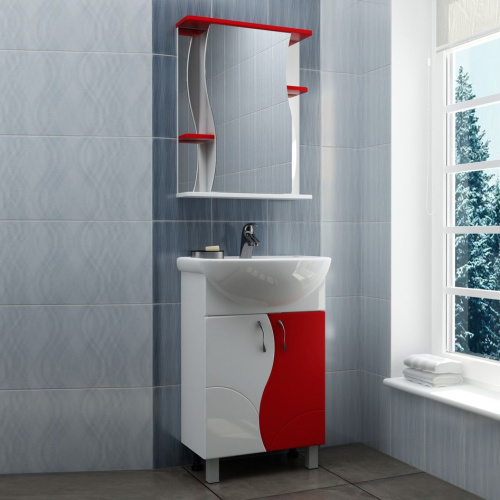 Мебель для ванной Vigo Alessandro 4-55 красная фото 8