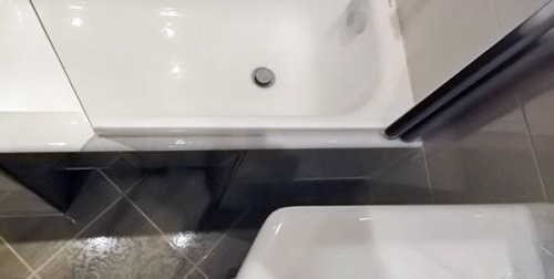 Шторка на ванну GuteWetter Lux Pearl GV-601 правая 80 см стекло бесцветное, профиль хром фото 4