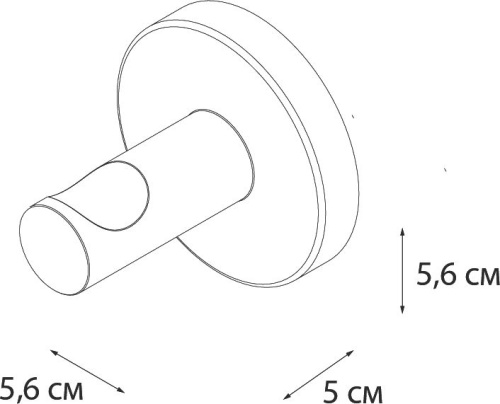 Крючок Fixsen Hotel FX-31005B фото 2 Крючок Fixsen Hotel FX-31005B фото 2