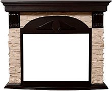 Портал Firelight Torre 25S камень слоновая кость, шпон венге