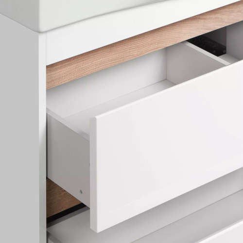 Мебель для ванной AQUATON Нортон 100, подвесная, белый глянец фото 10