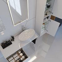 Мебель для ванной Dreja Box+Line 120 белый глянец