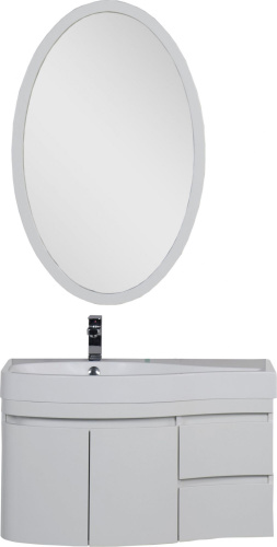 Мебель для ванной Aquanet Сопрано 95 белая L фото 10