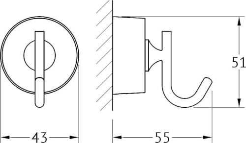 Крючок FBS Nostalgy NOS 001 фото 2 Крючок FBS Nostalgy NOS 001 фото 2