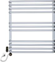 Полотенцесушитель электрический Luxrad Salto Invest 063680 60х53 L, белый, терморегулятор selmo smart programm с пультом