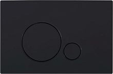Кнопка смыва BelBagno Sfera BB017-SR-NERO.M черный матовый
