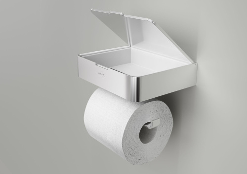 Держатель туалетной бумаги AM.PM Inspire V2.0 A50A341500 с полкой для телефона и контейнером фото 3