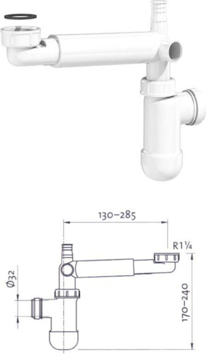 Мебель для ванной AQUATON Мадрид 100 белая с 2 ящиками фото 6