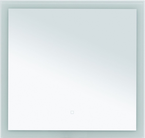 Зеркало STWORKI Эстерсунд 90 белое матовое, с подсветкой, сенсор на зеркале фото 4