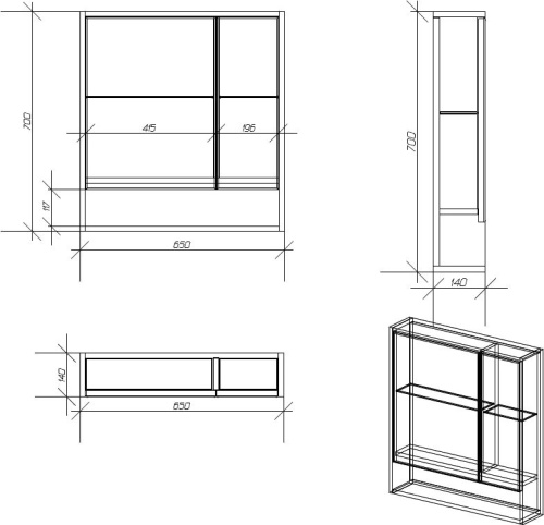 Мебель для ванной Alvaro Banos Toledo 65 дуб кантенбери фото 9 Мебель для ванной Alvaro Banos Toledo 65 дуб кантенбери фото 9