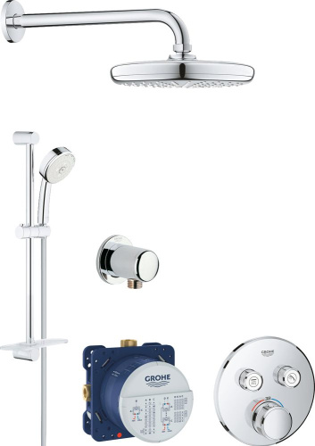 Душевой комплект Grohe Grohtherm SmartControl 29119000 + 35600000 + 27929002 + 26412000 фото 8